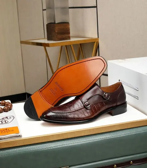 High Quality Replica Hermes Leather Shoes for men