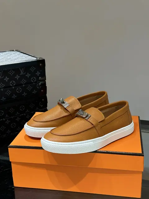 High Quality Replica Hermes Leather Shoes for men