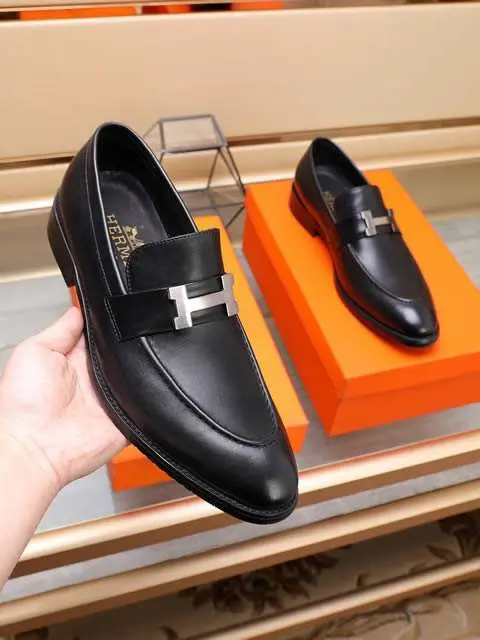 High Quality Replica Hermes Leather Shoes for men