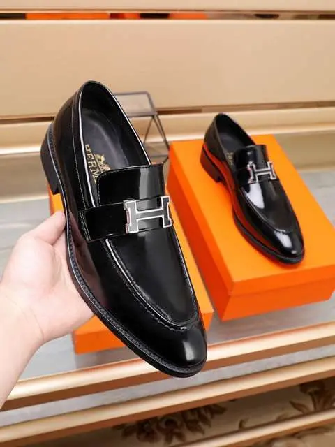 High Quality Replica Hermes Leather Shoes for men