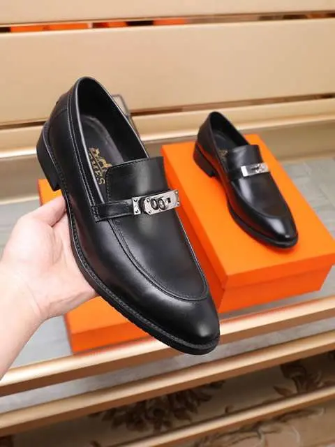 High Quality Replica Hermes Leather Shoes for men