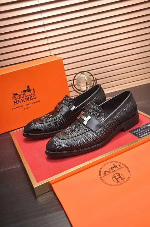 High Quality Replica Hermes Leather Shoes for men