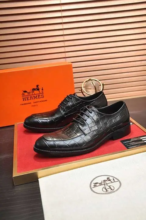 High Quality Replica Hermes Leather Shoes for men