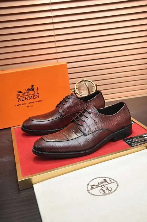 High Quality Replica Hermes Leather Shoes for men