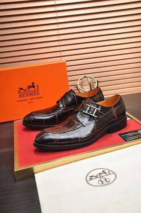 High Quality Replica Hermes Leather Shoes for men