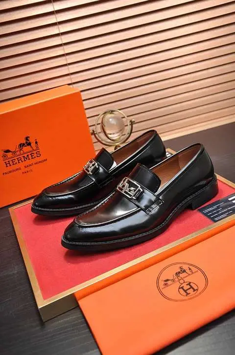 High Quality Replica Hermes Leather Shoes for men
