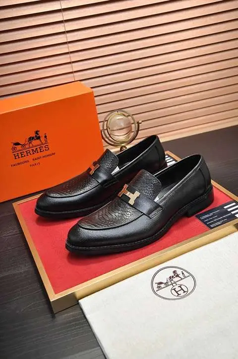 High Quality Replica Hermes Leather Shoes for men