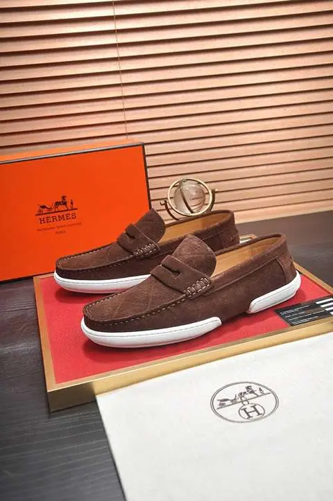 High Quality Replica Hermes Leather Shoes for men