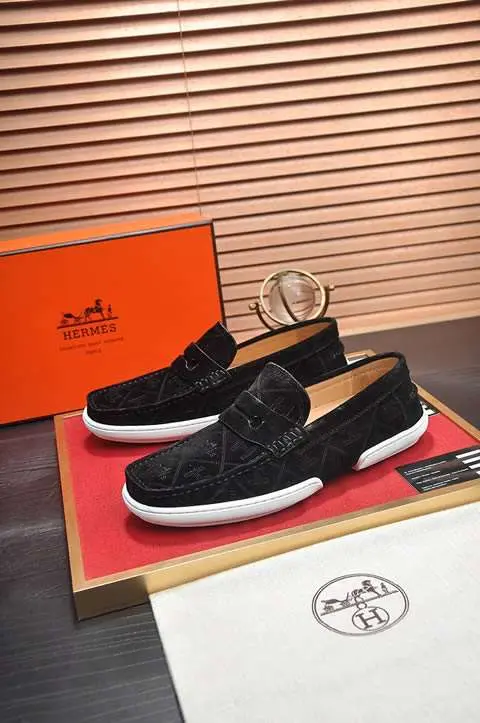 High Quality Replica Hermes Leather Shoes for men