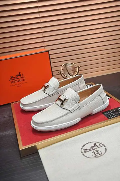 High Quality Replica Hermes Leather Shoes for men