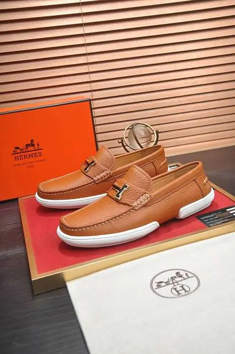 High Quality Replica Hermes Leather Shoes for men