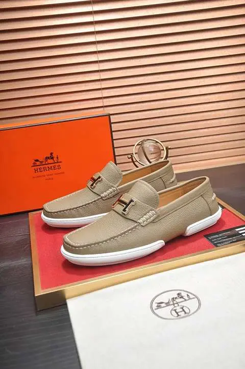 High Quality Replica Hermes Leather Shoes for men