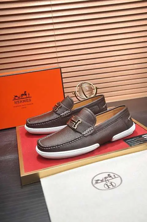 High Quality Replica Hermes Leather Shoes for men