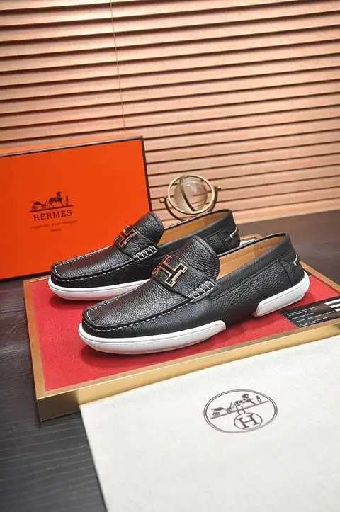 High Quality Replica Hermes Leather Shoes for men