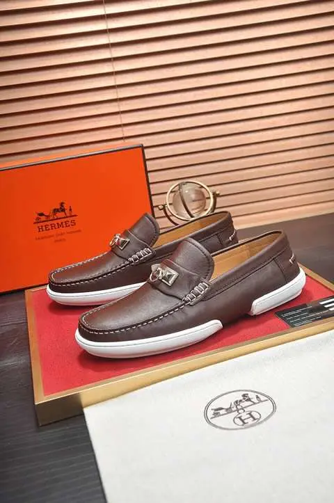 High Quality Replica Hermes Leather Shoes for men