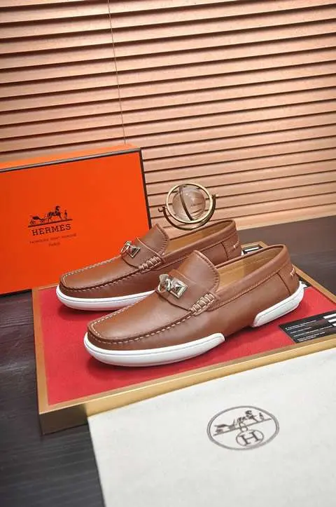 High Quality Replica Hermes Leather Shoes for men
