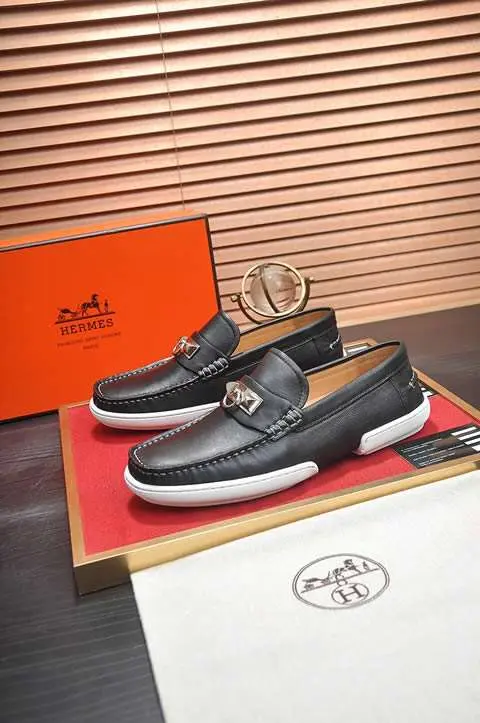 High Quality Replica Hermes Leather Shoes for men