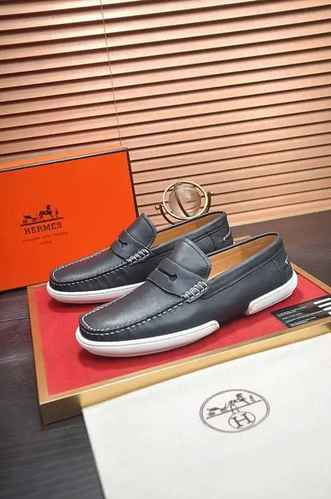 High Quality Replica Hermes Leather Shoes for men