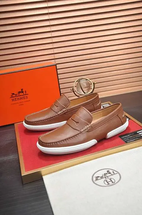 High Quality Replica Hermes Leather Shoes for men