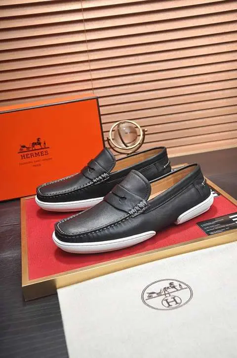 High Quality Replica Hermes Leather Shoes for men