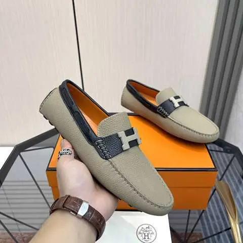 High Quality Replica Hermes Leather Shoes for men
