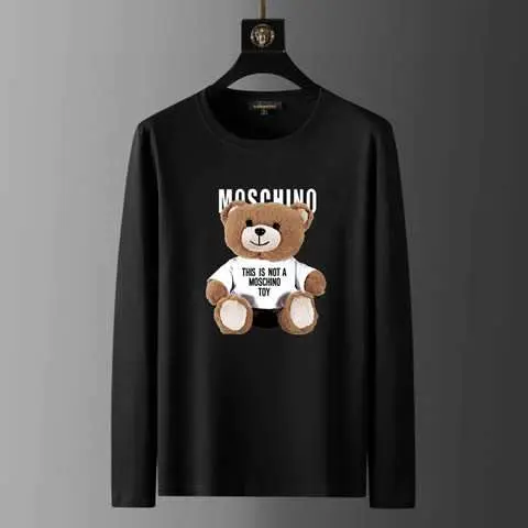 New Model Replica MOSCHINO Long Sleeve T-shirts for Men