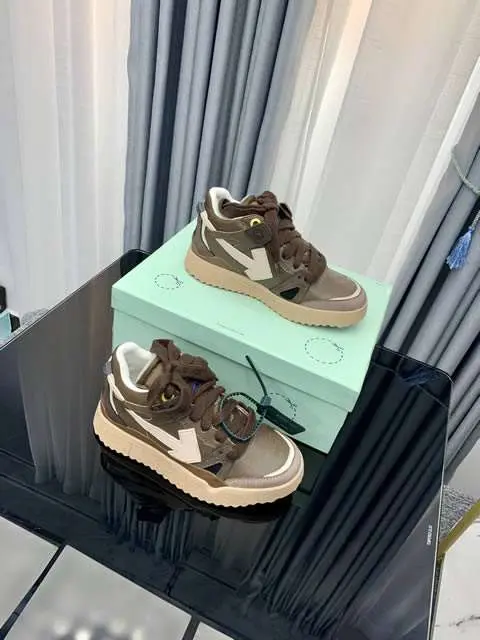 Replica High Quality OFF WHITE Original Leather Shoes for men