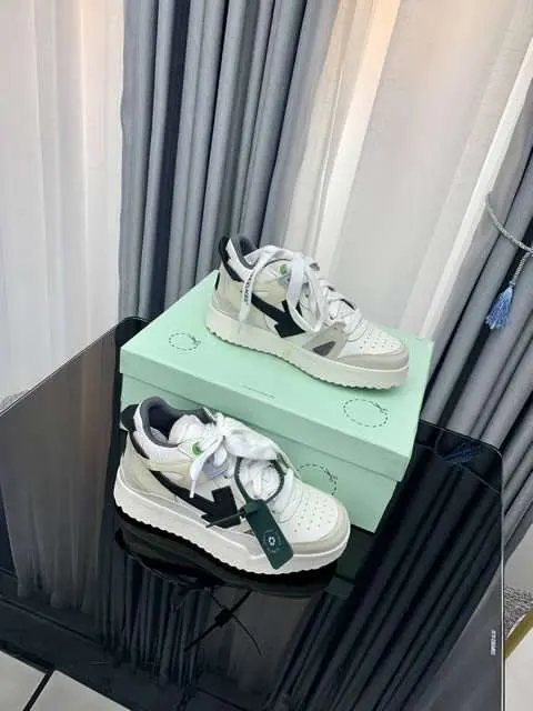Replica High Quality OFF WHITE Original Leather Shoes for men