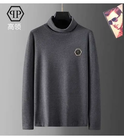 New Model Replica Philipp Plein Long Sleeve T-shirts for Men