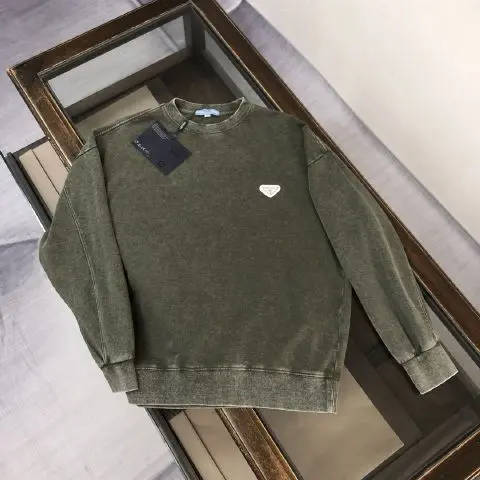 Top Quality Replica Prada Latest couple's washed hoodie for early autumn in Customized Fabric