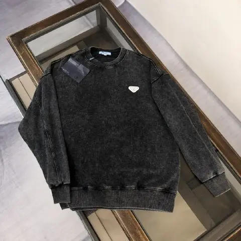 Top Quality Replica Prada Latest couple's washed hoodie for early autumn in Customized Fabric