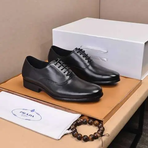 Replica High Quality Prada Leather Shoes For Men