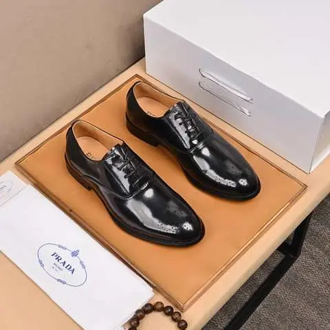 Replica High Quality Prada Leather Shoes For Men