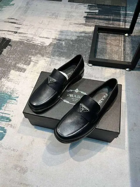 Replica High Quality Prada Leather Shoes For Men