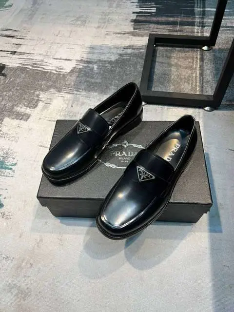 Replica High Quality Prada Leather Shoes For Men