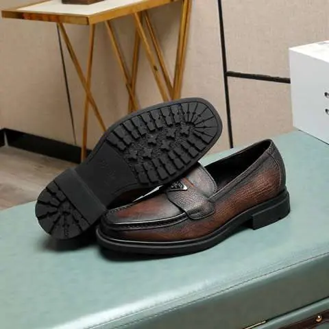 Replica High Quality Prada Leather Shoes For Men