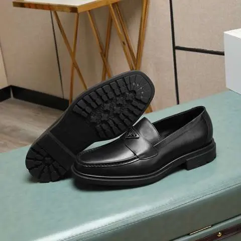 Replica High Quality Prada Leather Shoes For Men