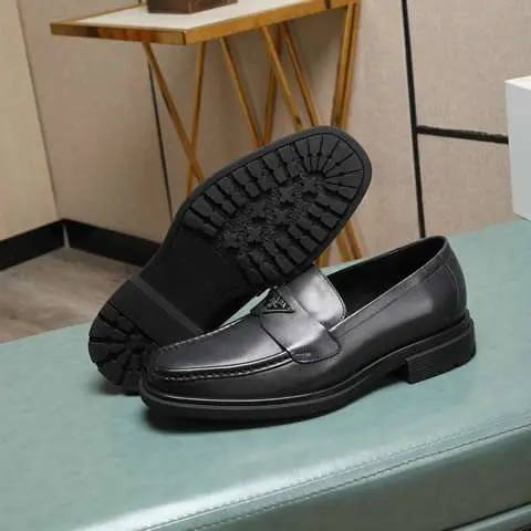 Replica High Quality Prada Leather Shoes For Men