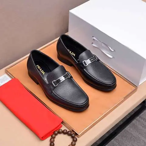 Replica High Quality Prada Leather Shoes For Men
