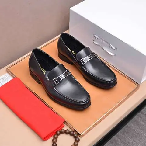 Replica High Quality Prada Leather Shoes For Men