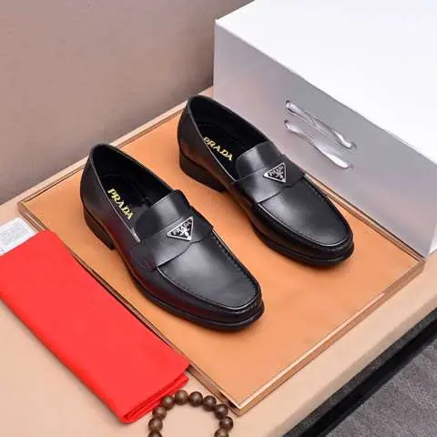 Replica High Quality Prada Leather Shoes For Men