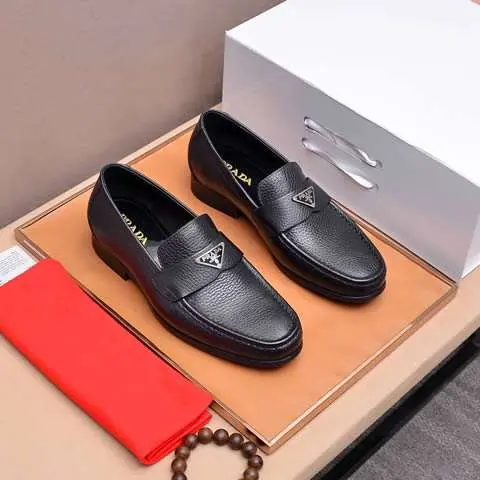 Replica High Quality Prada Leather Shoes For Men