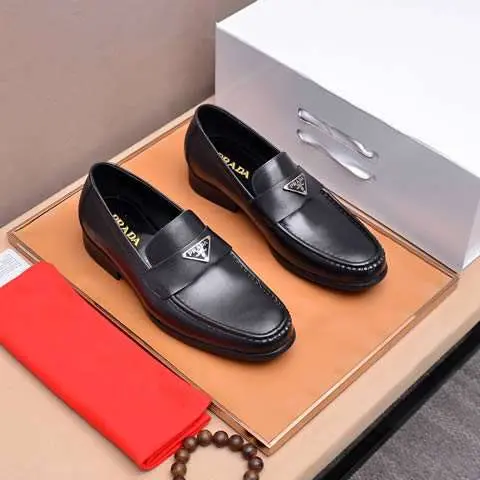 Replica High Quality Prada Leather Shoes For Men