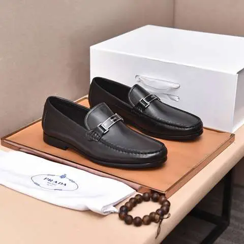 Replica High Quality Prada Leather Shoes For Men