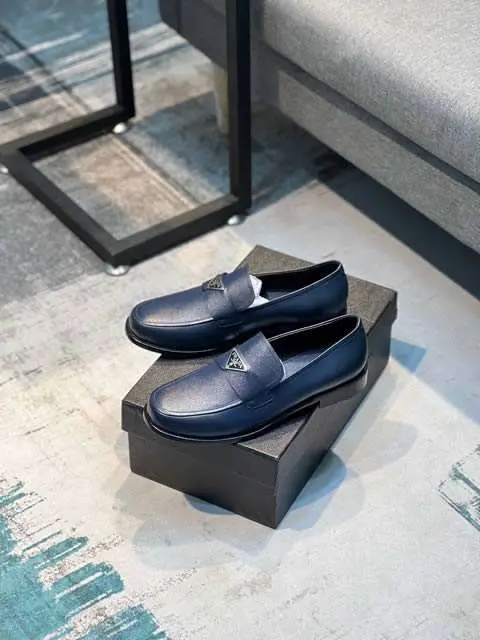 Replica High Quality Prada Leather Shoes For Men