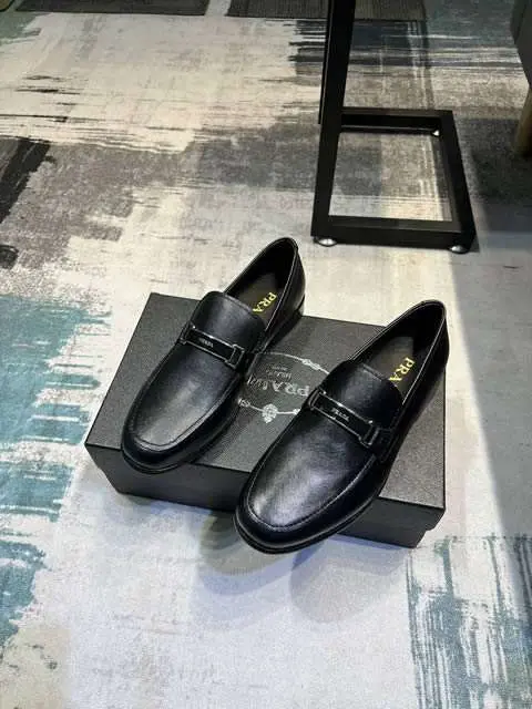Replica High Quality Prada Leather Shoes For Men