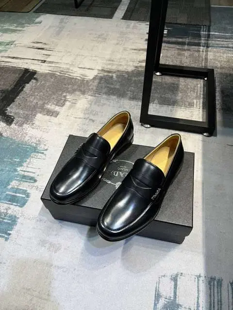 Replica High Quality Prada Leather Shoes For Men
