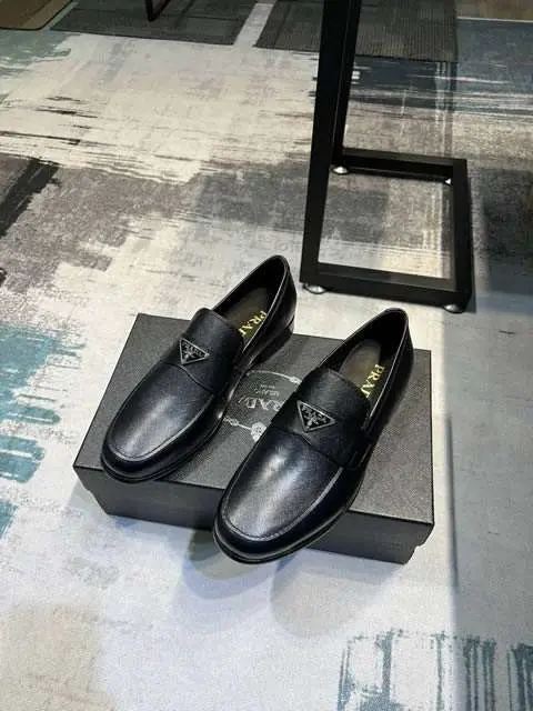 Replica High Quality Prada Leather Shoes For Men