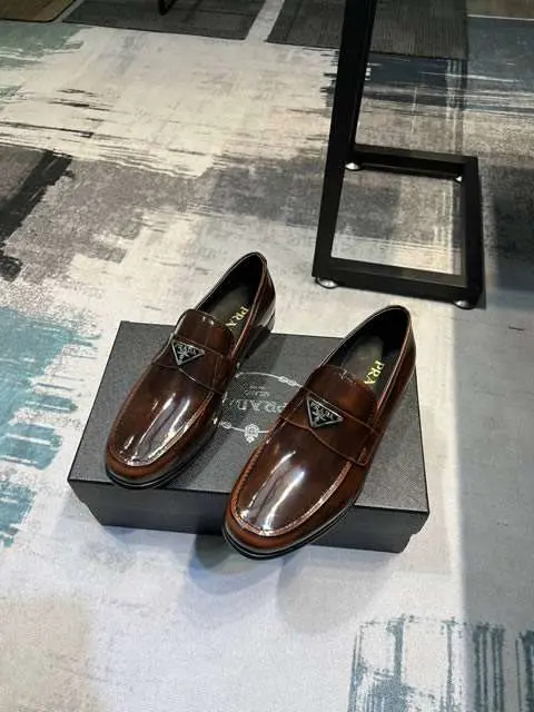 Replica High Quality Prada Leather Shoes For Men