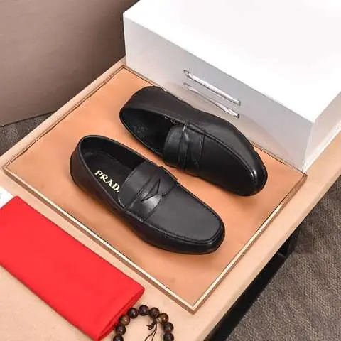 Replica High Quality Prada Leather Shoes For Men